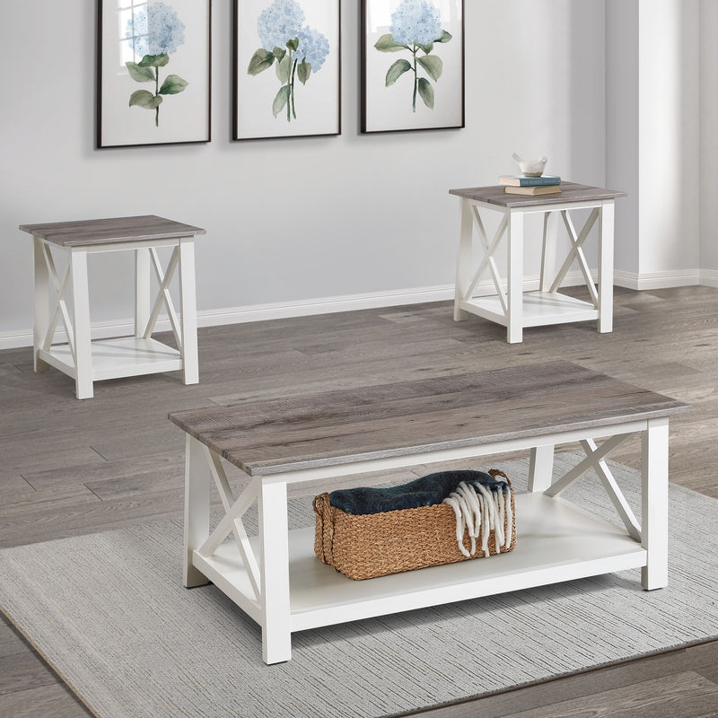 Crown Mark Thelma 3pc Occasional Table Set