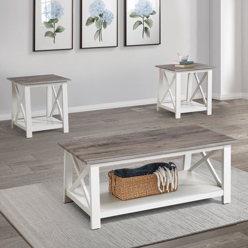 Crown Mark Thelma 3pc Occasional Table Set