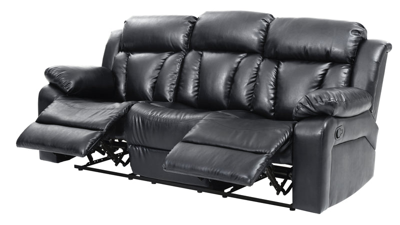 Glory Furniture Daria Dark Brown Reclining Sofa