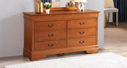 Glory Furniture Louis Phillipe Cappuccino Dresser