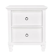 New Classic Furniture Tamarack Black Wood Nightstand