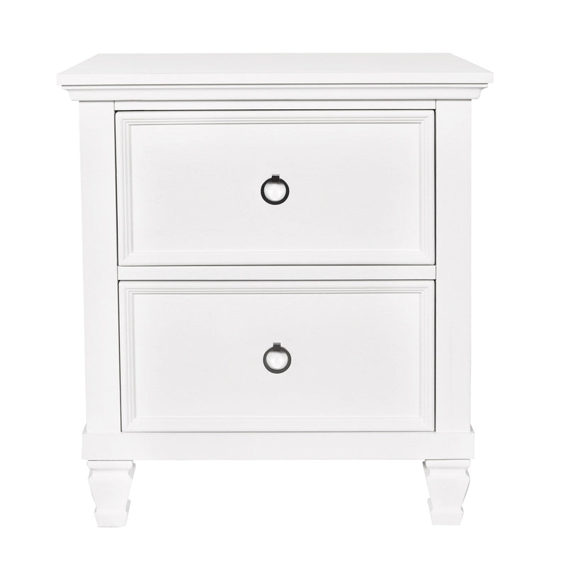 New Classic Furniture Tamarack Black Wood Nightstand