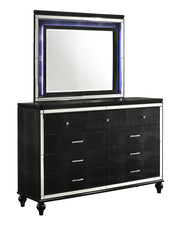 New Classic Furniture Valentino Black Lighted Mirror