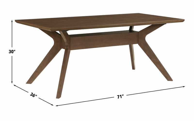 Steve Silver Quinn Chestnut Dining Table