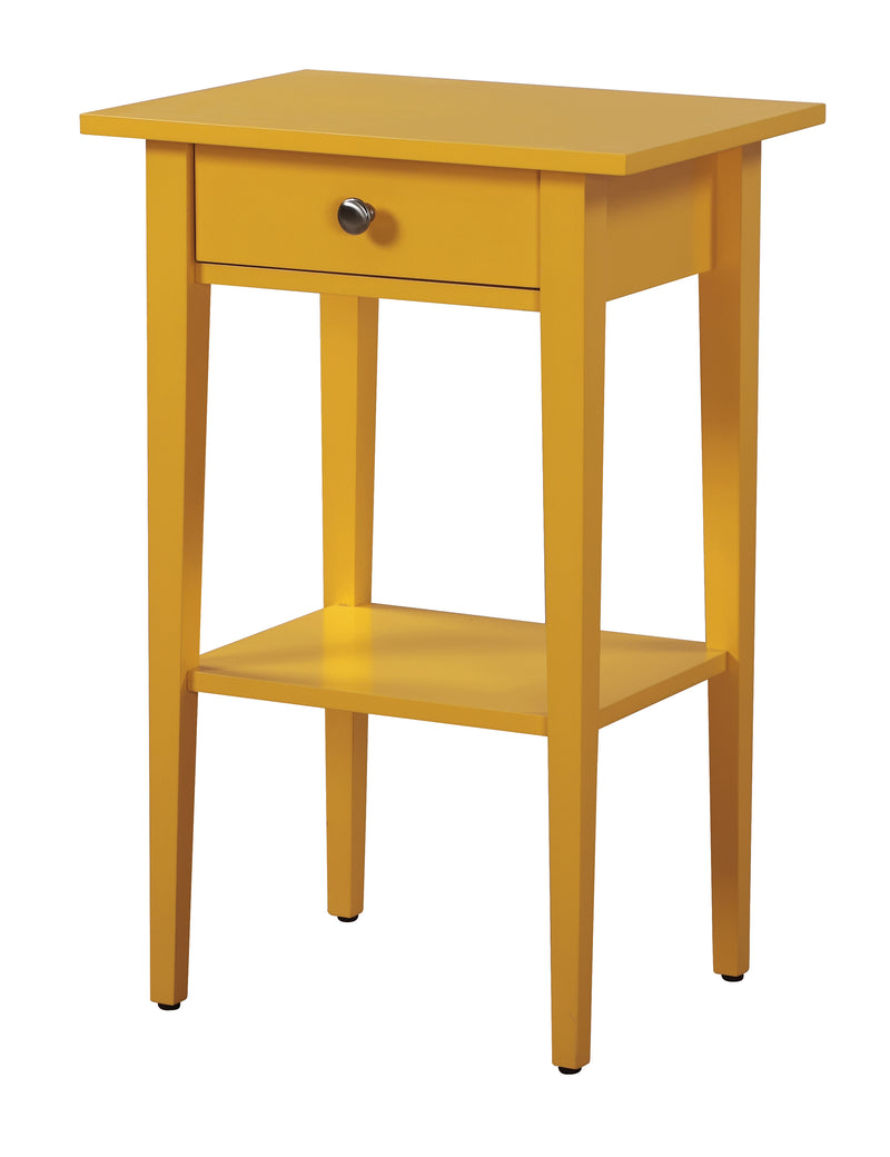 Glory Furniture Dalton Yellow Nightstand