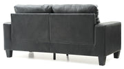 Glory Furniture Newbury Dark Brown Faux Leather Modular Sofa