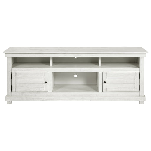 Coaster Furniture Payne Distressed White 70 Inch TV Stand