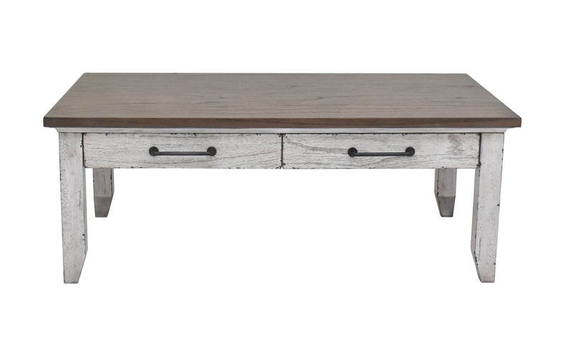 Steve Silver Bear Creek White Honey Smoke Cocktail Table