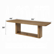 Acme Furniture Zoey Oak Dining Table