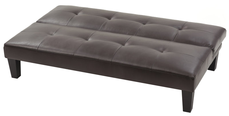 Glory Furniture Alan Cappuccino Faux Leather Sofa Bed