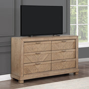 Steve Silver Montana Weathered Sand 6 Drawers Dresser