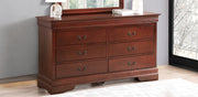 Glory Furniture Louis Phillipe Cherry Dresser