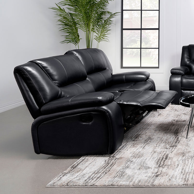 Coaster Furniture Camila Black 2pc Living Room Set