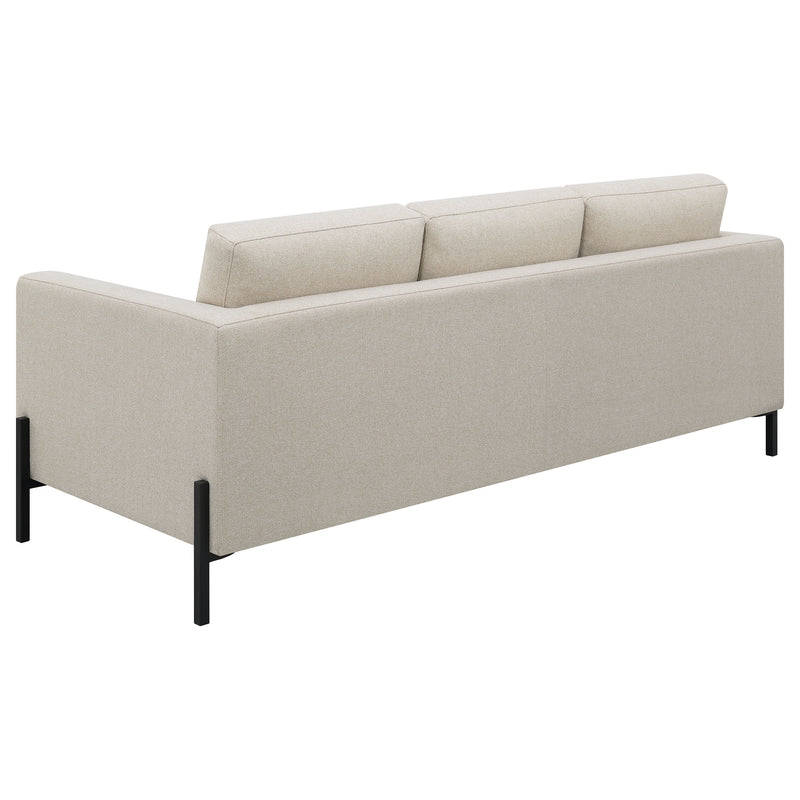 Coaster Furniture Tilly Oatmeal Upholstered Arms Sofa