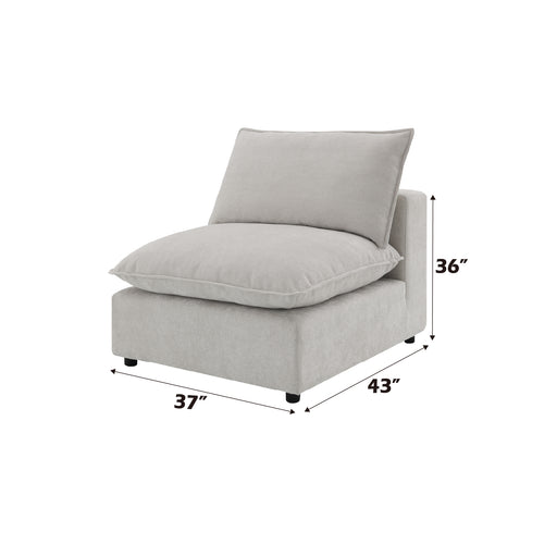 Acme Furniture Marisa Beige Modular Armless Chair