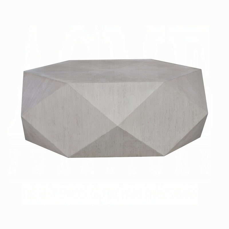 Acme Furniture Hanniel Antique White 3pc Coffee Table Set