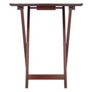 Winsome Darlene Walnut 2pc Snack Table Set