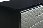 New Classic Furniture Luxor Black Silver Chest