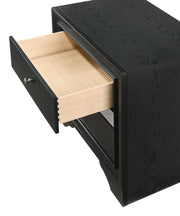 Crown Mark Regata Black Night Stand