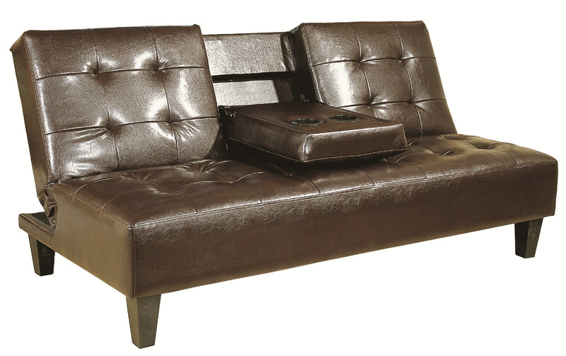 Crown Mark Bennett Espresso Adjustable Sofa