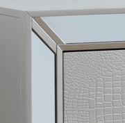 Glory Furniture Hollywood Hills Silver Champagne Nightstand