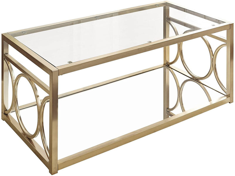 Steve Silver Olympia Gold Cocktail Table