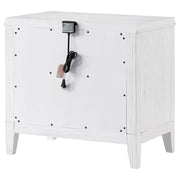 Coaster Furniture Marielle Distressed White Nightstand