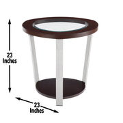 Steve Silver Duncan Espresso End Table