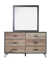 New Classic Furniture Elk River Rustic Dresser and Mirror