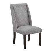 2 New Classic Furniture Faust Gray Dining Chairs