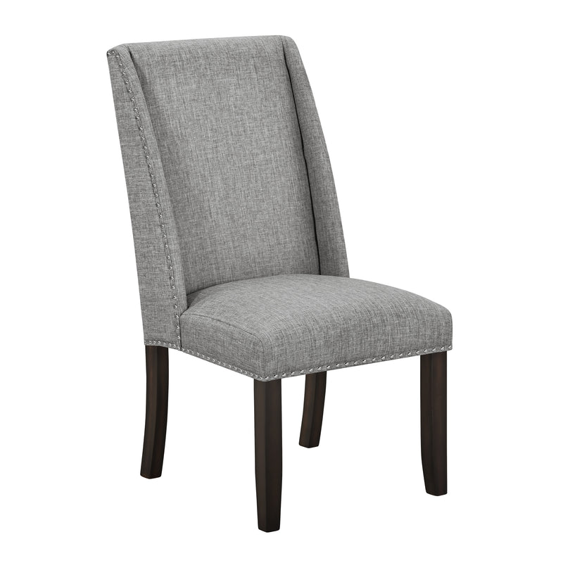 2 New Classic Furniture Faust Gray Dining Chairs