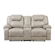 Home Elegance Gainesville Brown 3pc Living Room Set