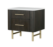 Acme Furniture Clayten White Espresso Nightstand