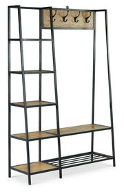 Steve Silver Hampton Brown Black Hall Tree