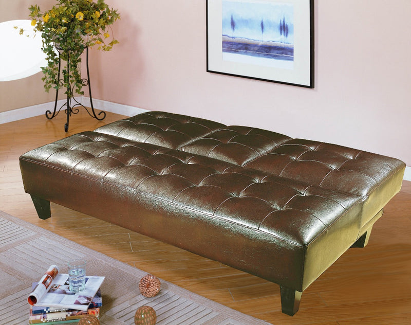 Crown Mark Bennett Espresso Adjustable Sofa