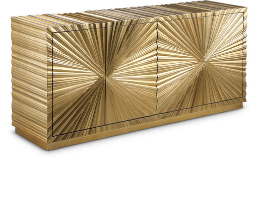 Meridian Furniture Golda Gold Leaf Sideboard Buffet