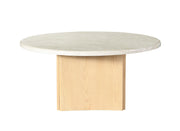 Acme Furniture Qwin Natrual Oak Coffee Table