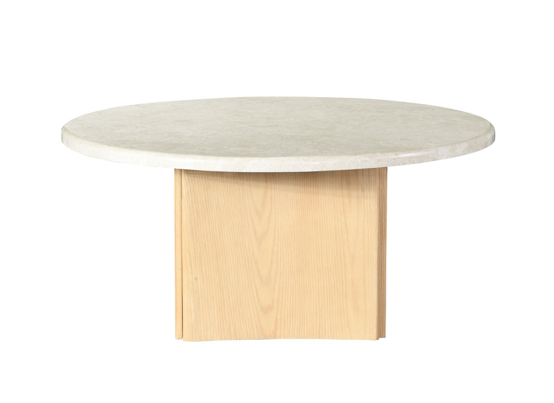 Acme Furniture Qwin Natrual Oak Coffee Table