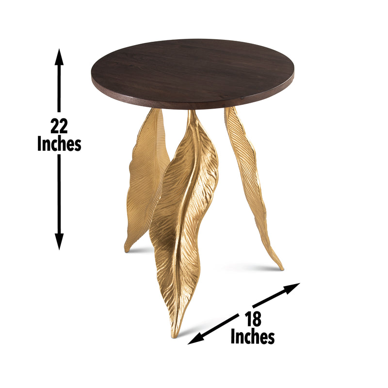 Steve Silver Verna Gold Accent Table