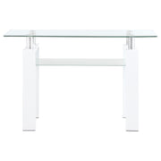 Coaster Furniture Dyer White Sofa Table