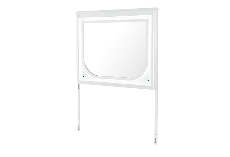 Global Furniture Apollo Grey Dresser and Mirror