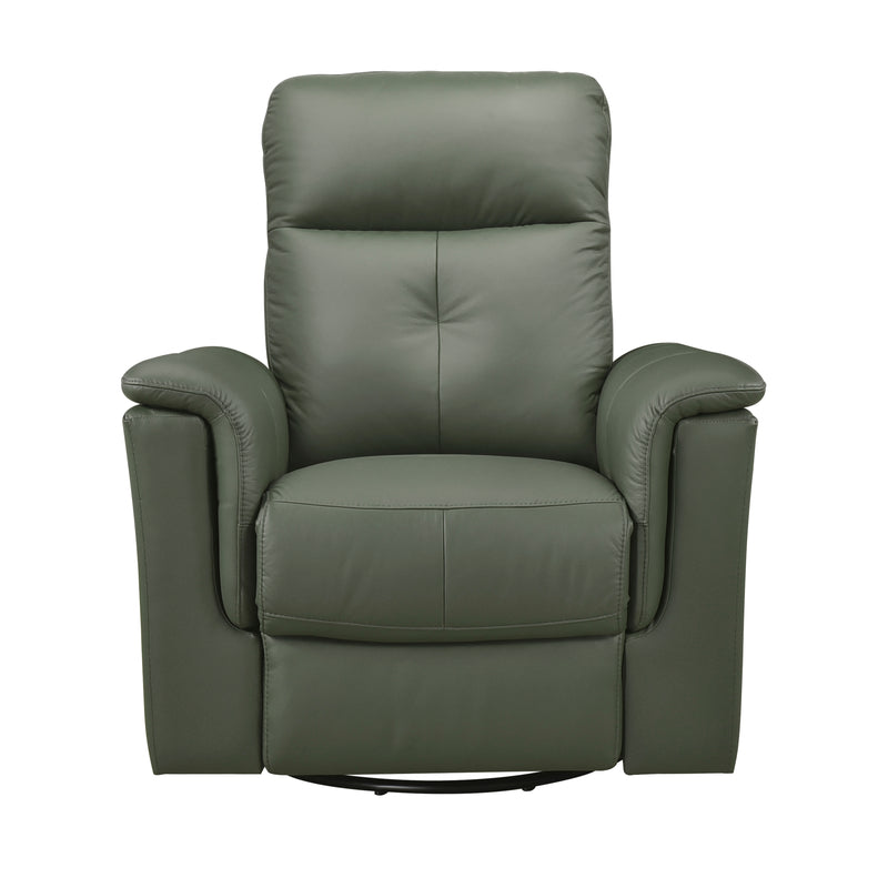 Home Elegance Bristow Green Swivel Glider Reclining Chair