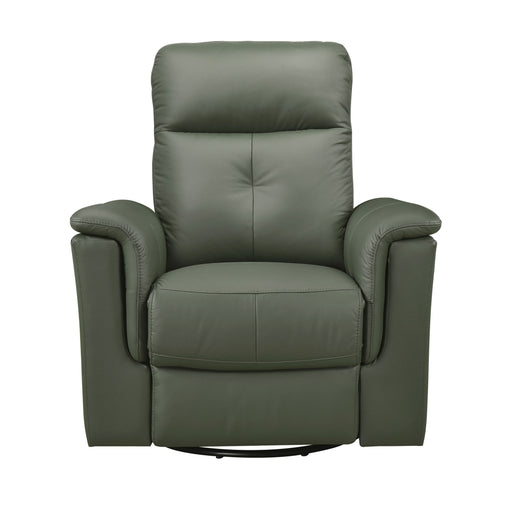 Home Elegance Bristow Green Swivel Glider Reclining Chair