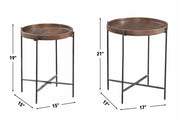 Steve Silver Capri Brown Nesting Tables