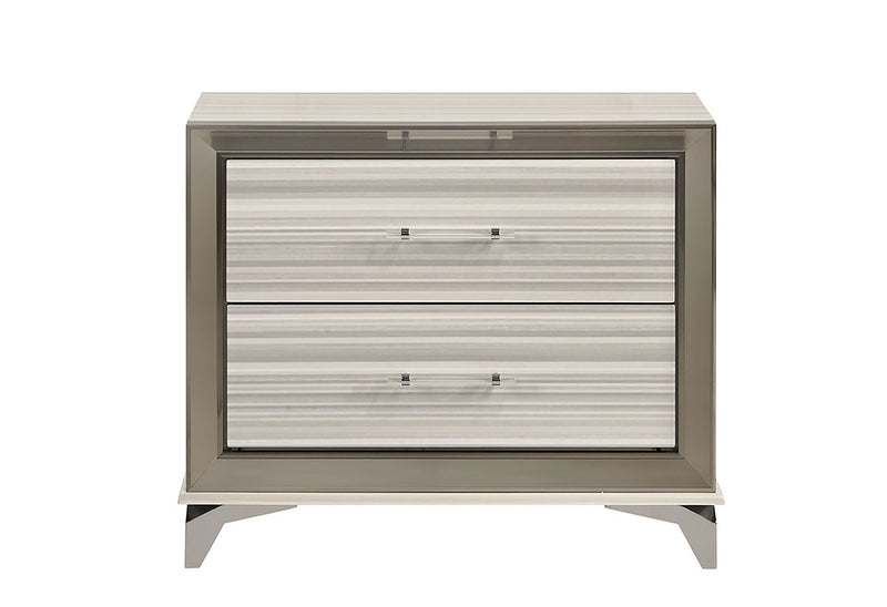 Global Furniture Zambrano White Nightstand