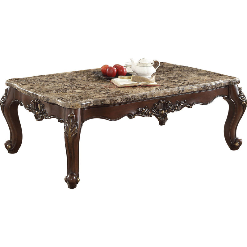 Acme Furniture Devayne Dark Walnut 3pc Coffee Table Set