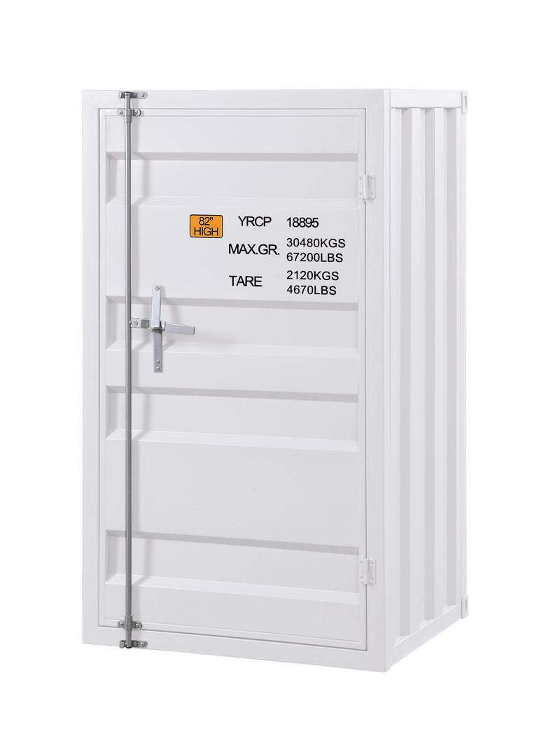 Acme Furniture Cargo White Single Door Chest