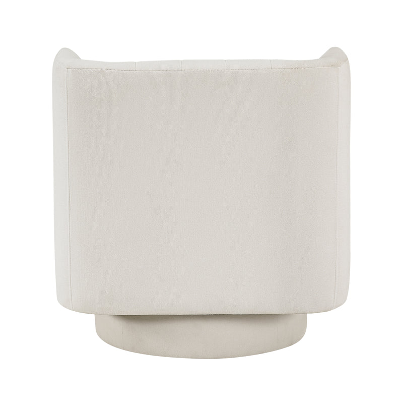 Home Elegance Joyce Beige Swivel Chair