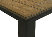 Crown Mark Bardstown Wheat Charcoal Counter Height Table