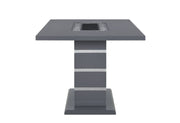Global Furniture Monaco Dark Grey Rectangular Bar Table